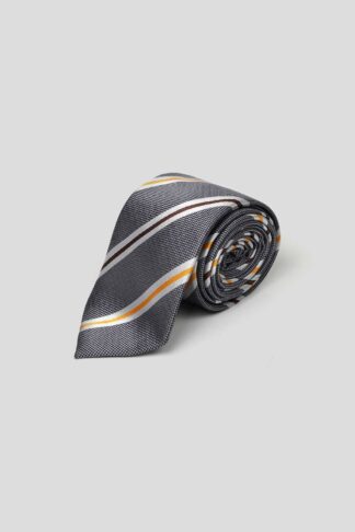 Siva kravata sa detaljima