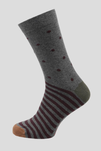 Bordo-sive šarene čarape