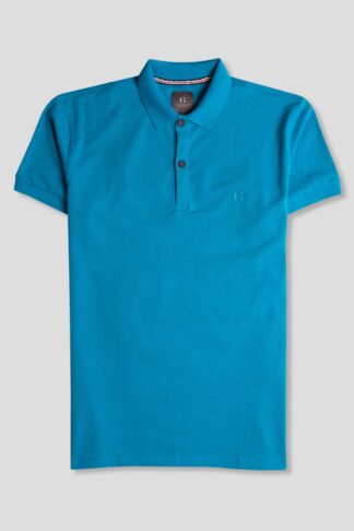 Tirkizno plava polo majica