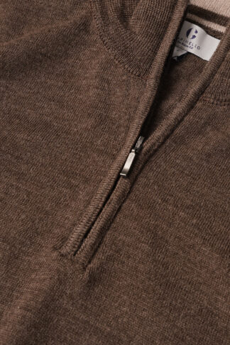 Braon half zip džemper merino vuna 130B