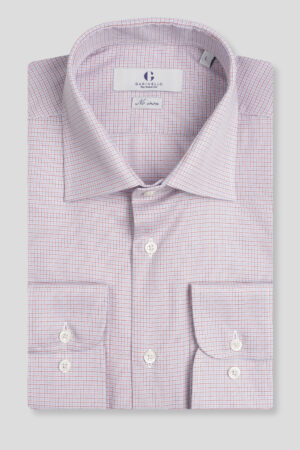 No iron karirana košulja regular slim fit 709J