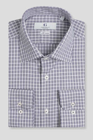 No iron karirana košulja regular slim fit 709J