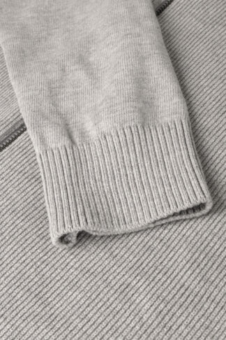 Sivi zip džemper 118F