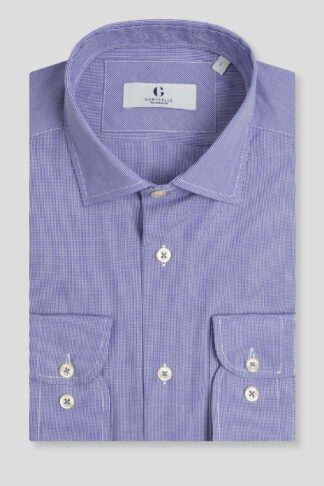 Teget jacquard košulja slim fit 753O