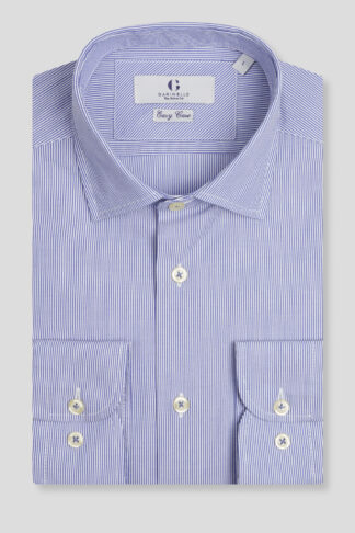 Easy care teget prugasta košulja casual slim fit 769C