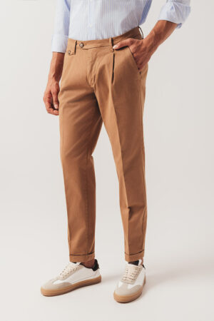 Capri oker pantalone 471F