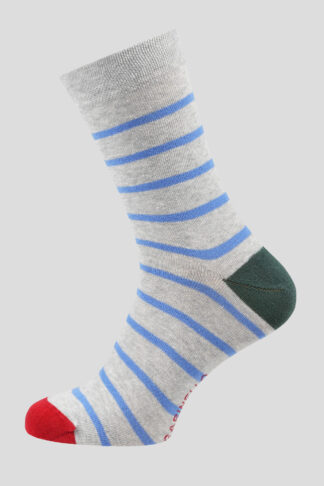 Sivo plave prugaste čarape