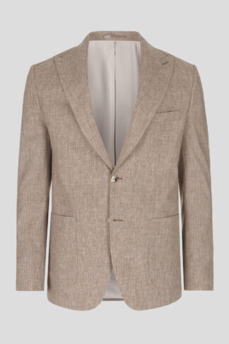 Lagani bež prugasti sako 645F