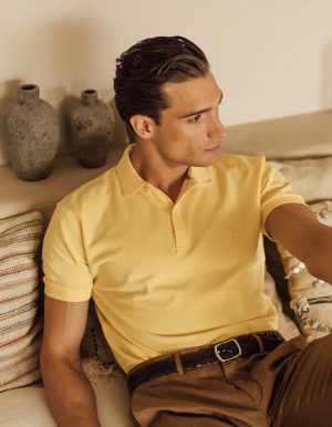 Žuta polo majica 112D