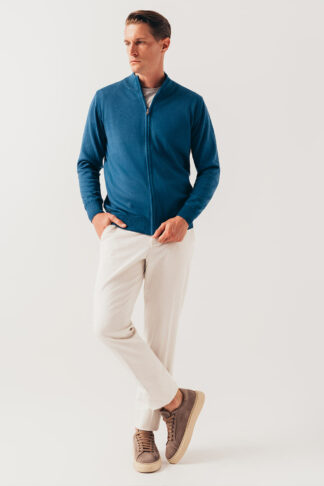 Petrolej zip džemper 120B