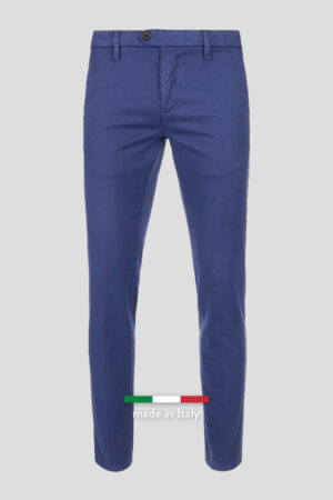 Plave chino pantalone slim fit 491A