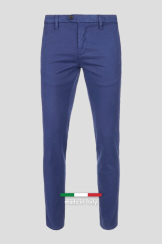 Plave chino pantalone slim fit 491A