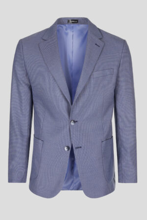 Lagani plavi melanž sako 651B