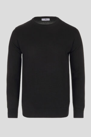 Lagani pamučni crni džemper 121C