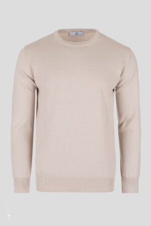 Lagani pamučni bež džemper 121C