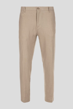 Puro Lino braon pantalone 490F