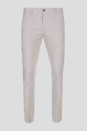Bež Basket Weave Chino pantalone 470P