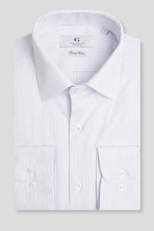 Košulja sa sitnim prugama slim fit (761N)